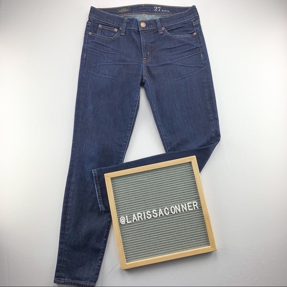 J. Crew Toothpick Ankle Jeans 27 - Beautiful!!